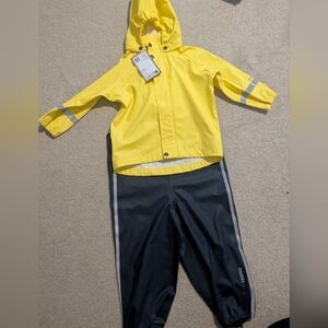 NWT Reima rain suit and jacket